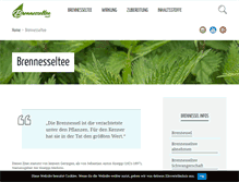 Tablet Screenshot of brennesseltee.net